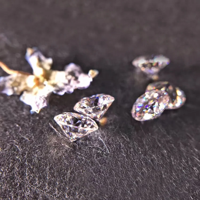 
Wholesale Lab Created Charles Colvard Forever One 8 Hearts And 8 Arrows Colorless Round Brilliant Cut Loose Moissanite Stones 