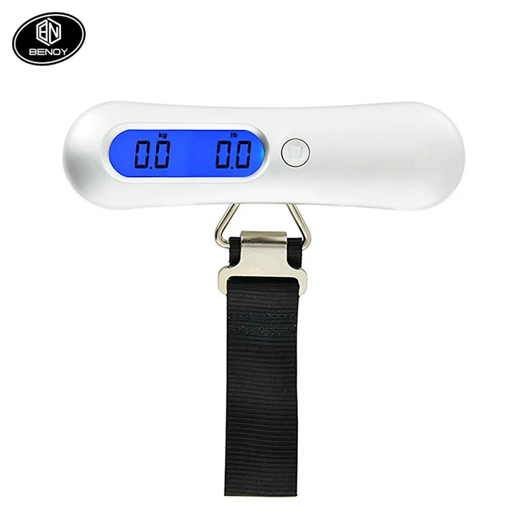 Hotsale portable automatic hanging travel digital luggage weighing scale suitcase scale with backlit LCD display