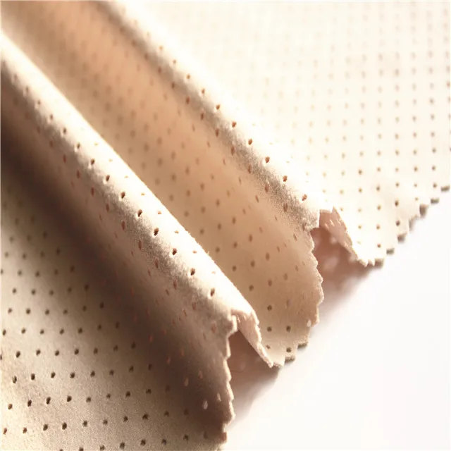 Дешевая оптовая вязаная ткань из замши для платья