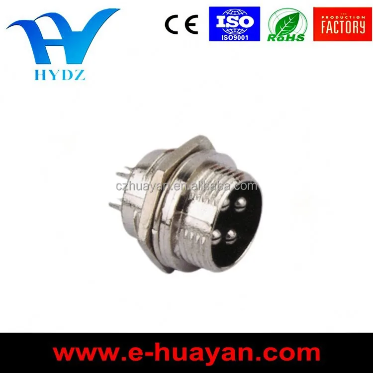 Gx16 connector panel power landing gear aviation ignition metal aviation connector