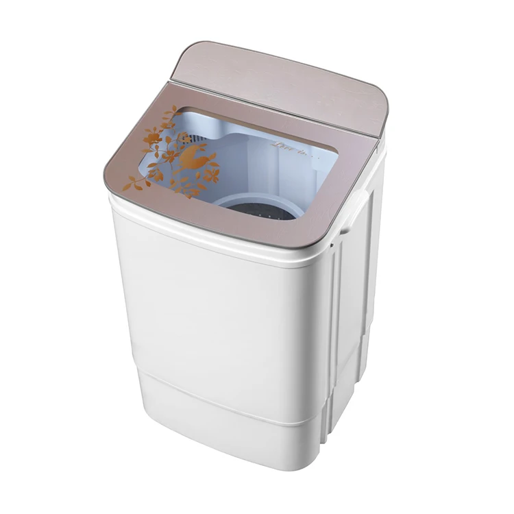low noise single tub semi automatic mini clothes washing machine