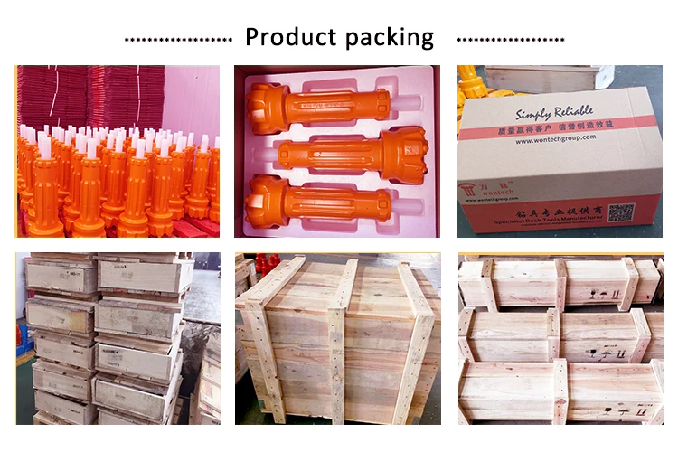 China Wontech High Air Pressure Dhd 3.5 Inch Down The Hole 3inch Dth Hammer