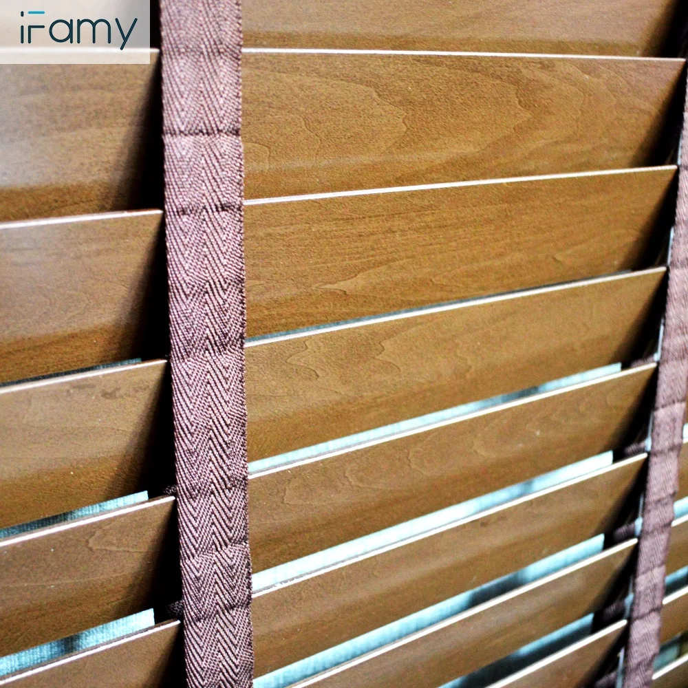 Новый дизайн, высококачественные жалюзи из искусственной древесины, домашний кухонный декор, оконный козырек