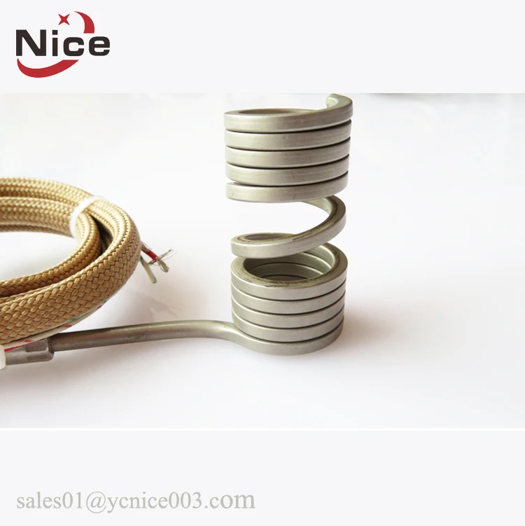 Square  Electric Hot Runner Heating Coil with J Thermocouple