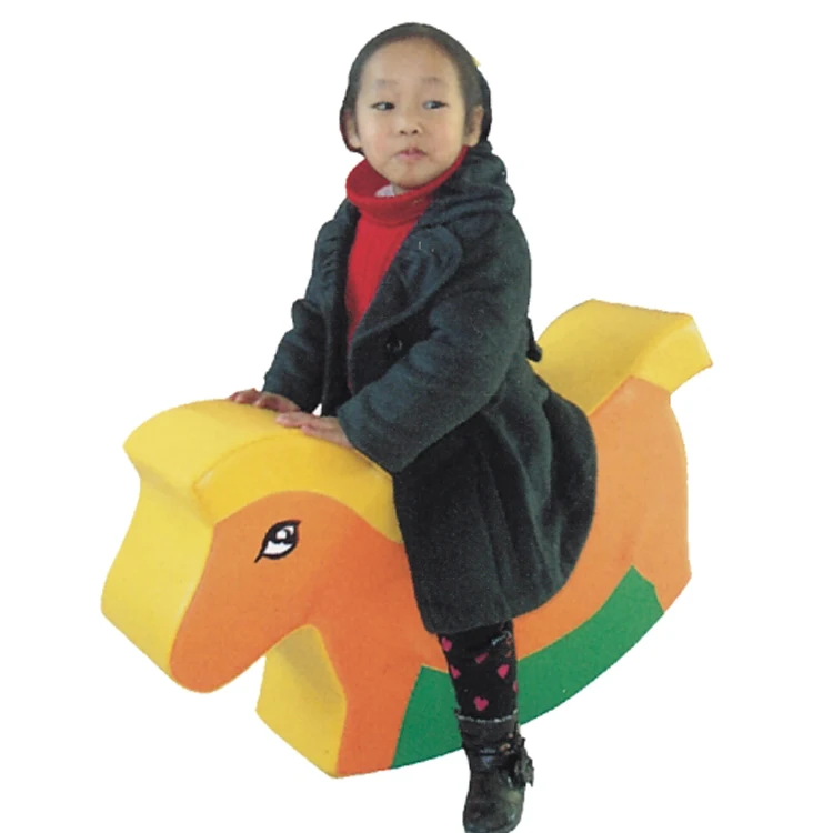 Children amusement park soft toy play merry go round candy theme playground