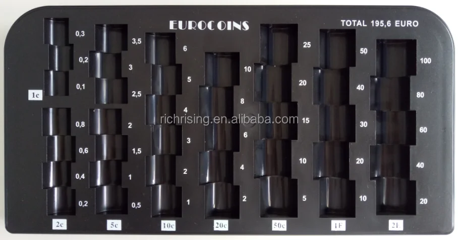 
euro coin tray 