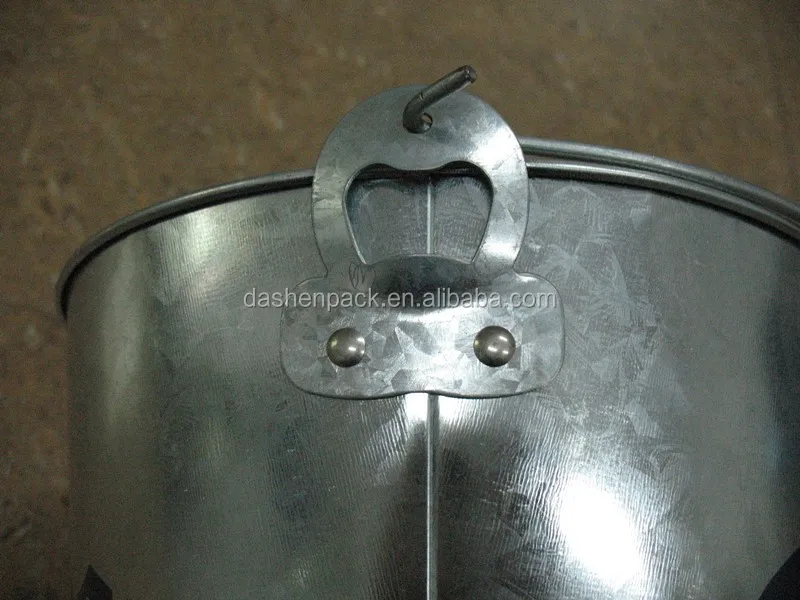 Factory Supplier Sale 5L Round Galvanized Steel Ice Bucket with Bottle Opener and Handle Metal Bar Tools Ice Cooler Bucket