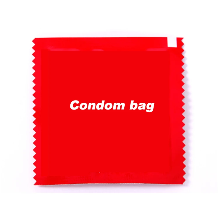 Laminated Foil and Aseptic Featur Mylar Adult Condom Bag, Condom Packaging Bag Wrapper/