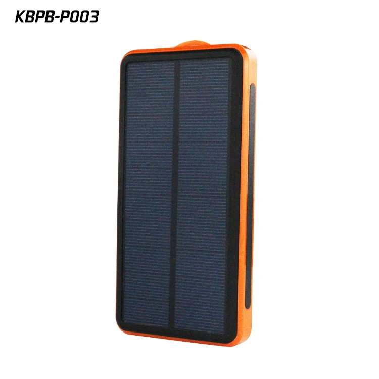 High Capacity Solar Power Bank 20000Mah For Outdoor Activities New Products