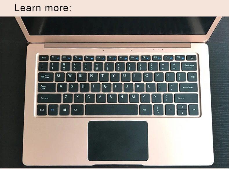 
YEPO 737A 13.3 Inch Notebook Computer FHD 1920*1080 IPS Apollo Lake J3455 CPU 6GB RAM 256GB SSD Gold Metal Laptop 