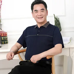 2019 NEW ARRIVAL grandfather short sleeve custom fit soft poly&cotton polo shirt