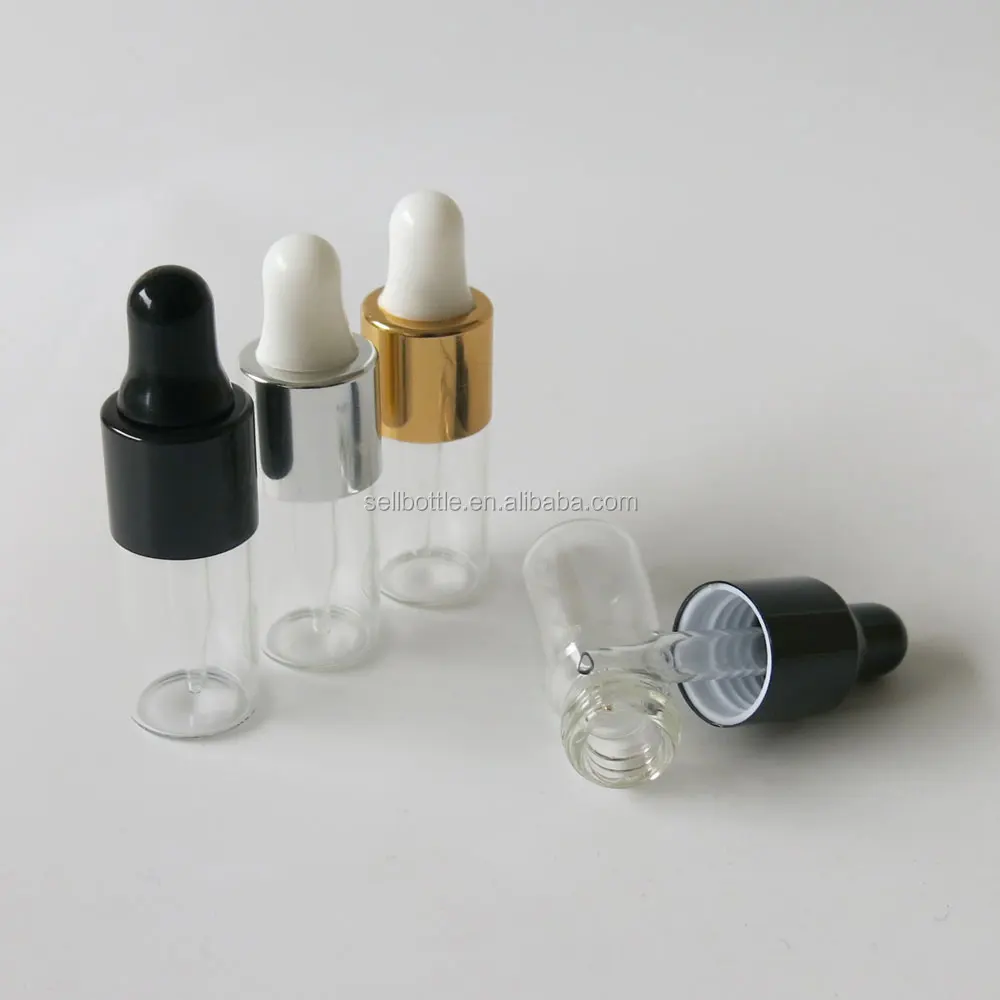 Mini 3ml Pipette dropper Bottles Dropper glass vials Small Empty Portable Aromatherapy Esstenial Oil Bottle with Eye Droppr