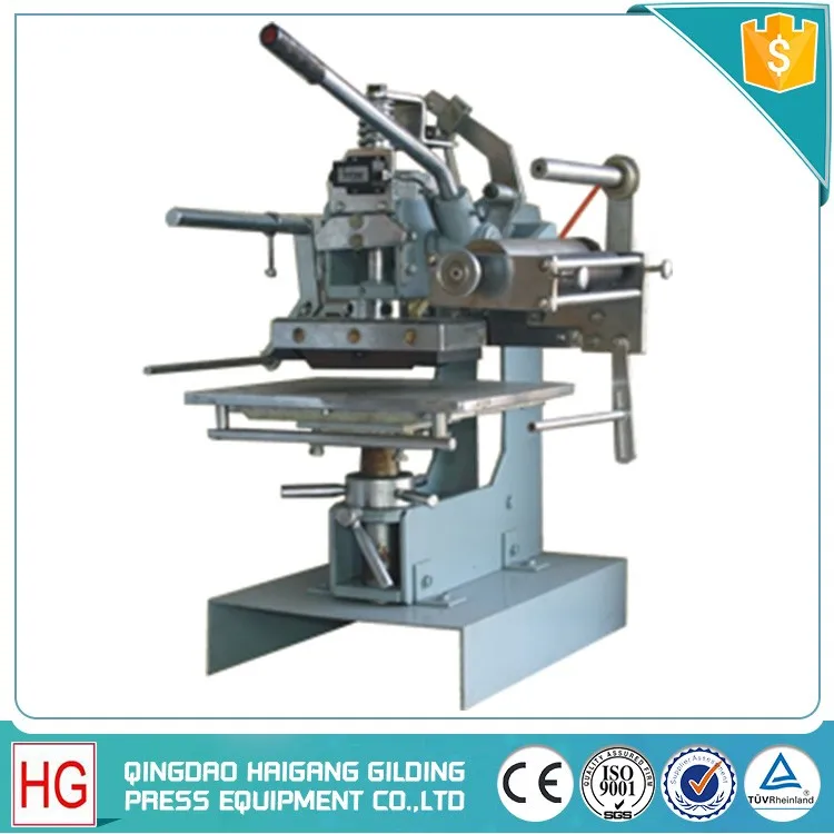 Manual Logo Plate Heat Sublimation Press Machine Hot Foil Stamping Machine