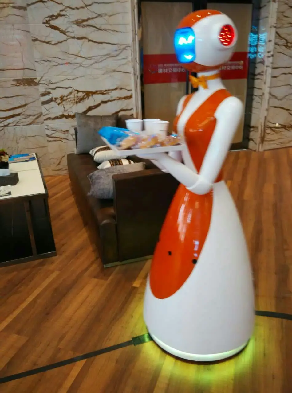 China LeLe Industry brand Restaurant  Autonomous food delivery robot