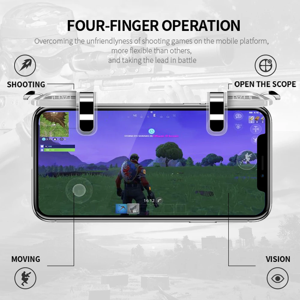 Data Frog high quality for  pubg l1r1 and pubg mobile controller For Android iphone fire Button