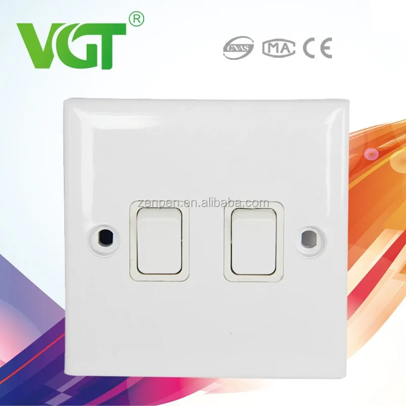 2 БАНДЫ 1 СПОСОБ PC материал хороший Электрический Настенный выключатель 220 В-250 В