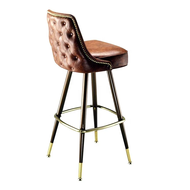
Solid wood bar Stool Popular Antique Design Bar Chair Cafe chair drinking stool 