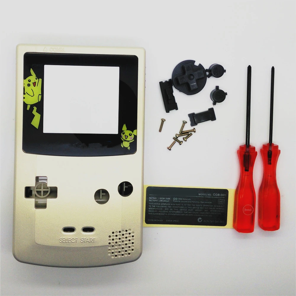 Cheapest Gold Shell Full Housing Cover for Nintendo Gameboy Color GBC