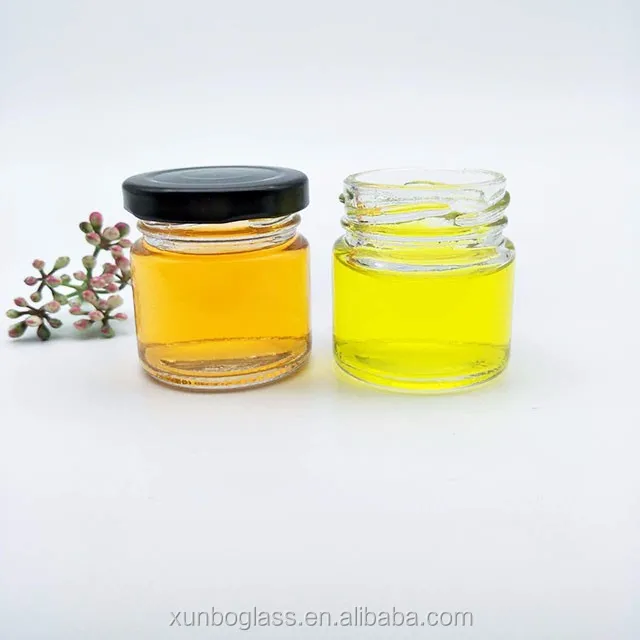 Cheap price mini round 50 ml jam jar glass jar for honey