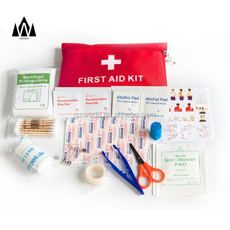 79pcs First Aid Kit for Emergency Survival situations, Pouch for Car, Camping, Hiking, Travel, Sports, Pets, Hunting, Home