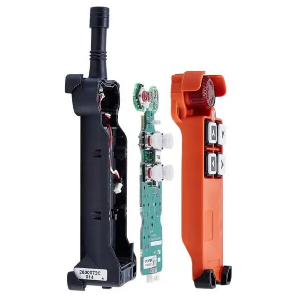 Telecontrol mutlti operation 1-speed industrial cordless remote control system with 2 transmitters and 1receiver
