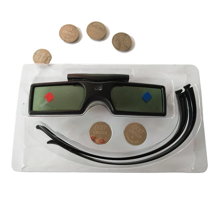 
Usb 3D active shutter glasses Rechargeable Battery for DLP UST projectors support 3D movies 