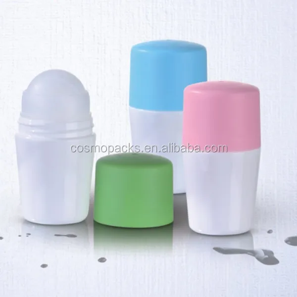 wholesale oval plastic empty roll on 30 ml deodorant bottle stick