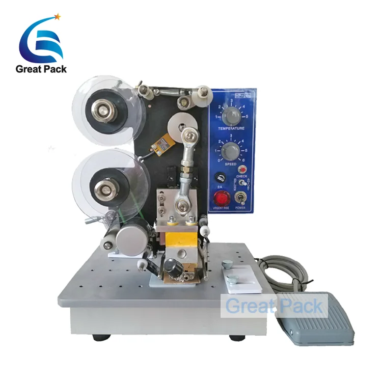 Полуавтоматическая электрическая машина для горячего тиснения и кодирования даты