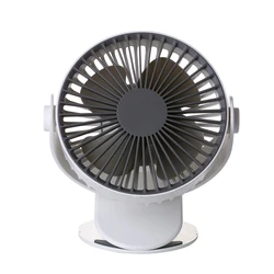 2019 Hot Portable Cool Desk Clip Fan 360 Degree Rotating USB rechargeable table fan