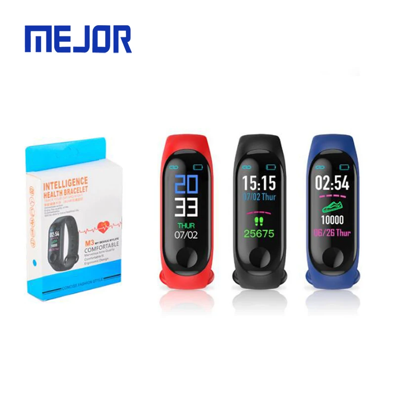 FitPro Health fitness tracker M3 rubber sports wristband watch M4 mobile wearfit smart bracelet