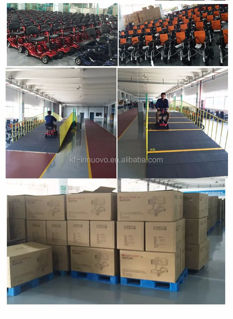 
New detachable lightweight four wheel disable electric mobility scooter with lithium battery approval CE 