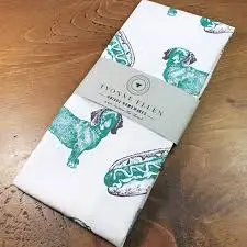 high quality funny dog print pattern kitchen tea towel standard size kitchen dish towel linen tea towels