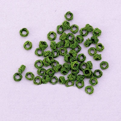 factory wholesales pineapple knot coil buckle DIY accessories braided buckle double large 26 color