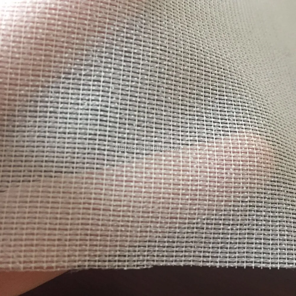 Factory recycled in stock weft insertion polyester mesh interlining fabric for garment