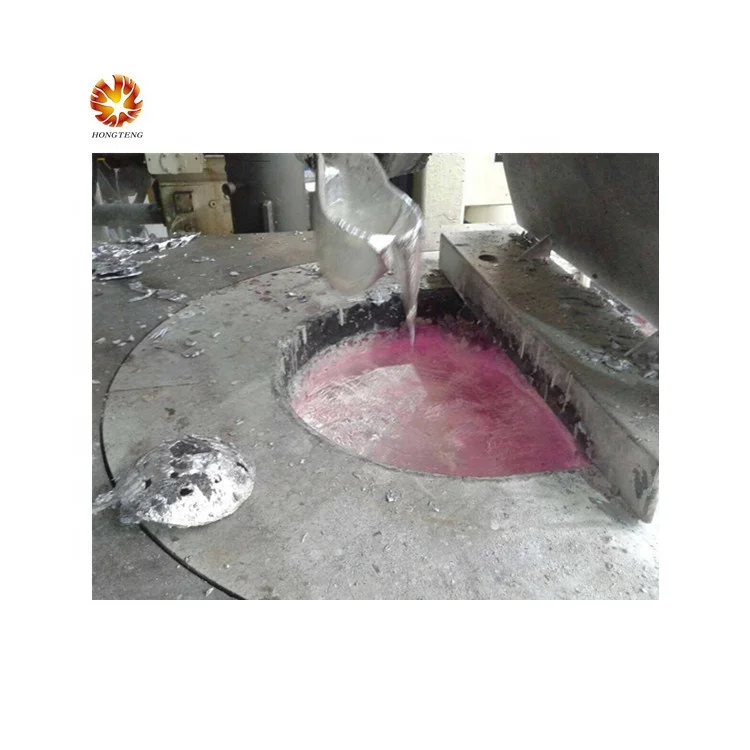 HONGTENG brand melting furnace 150kg for aluminium recycling to make ingots