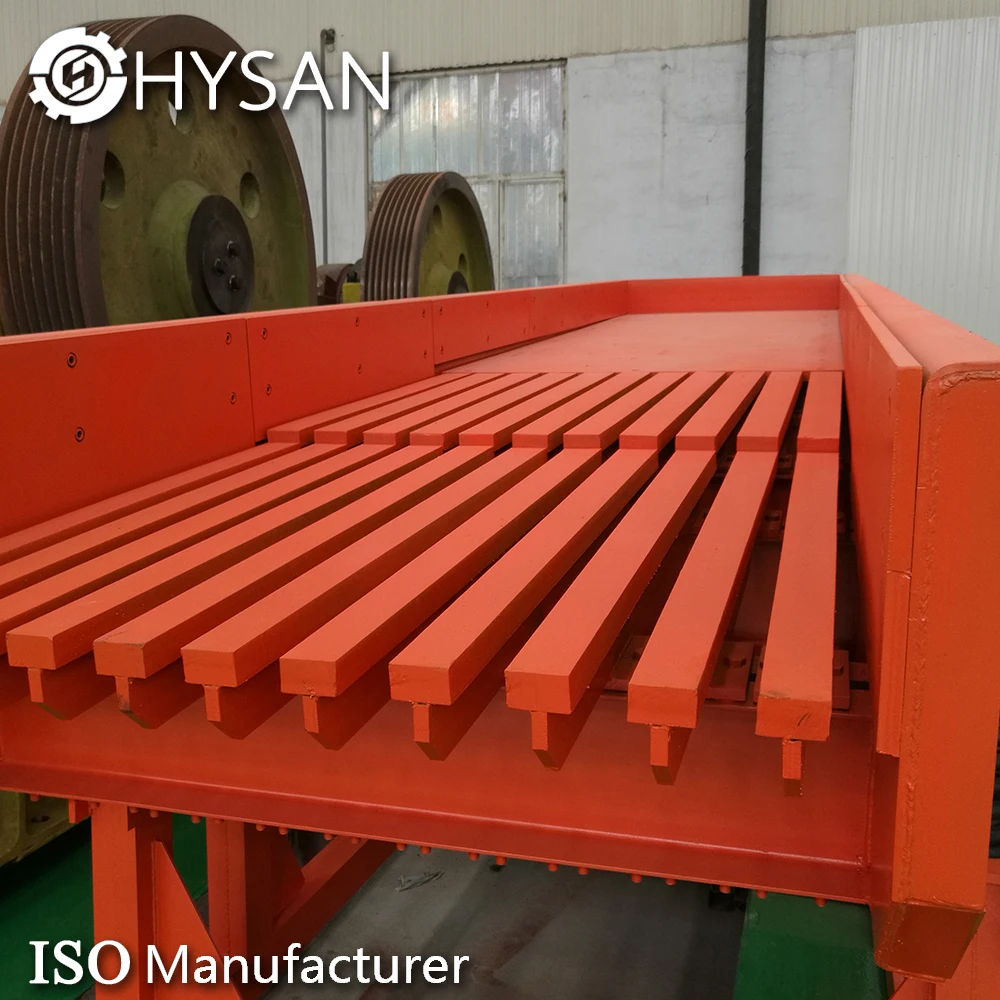Professional sand making mining vibrating grizzly feeder with ISO