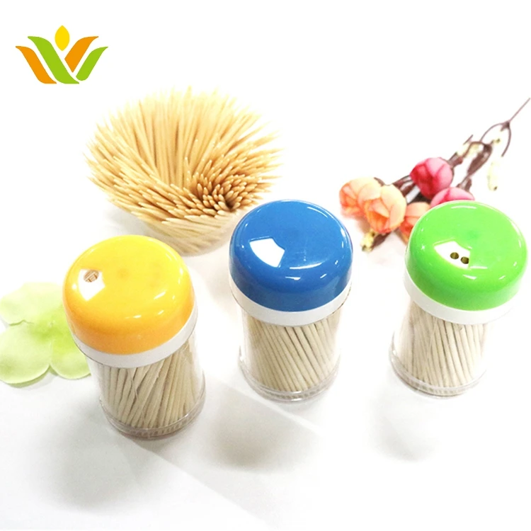 Tableware Natural biodegradable Disposable Bamboo Tooth Pick in Bulk