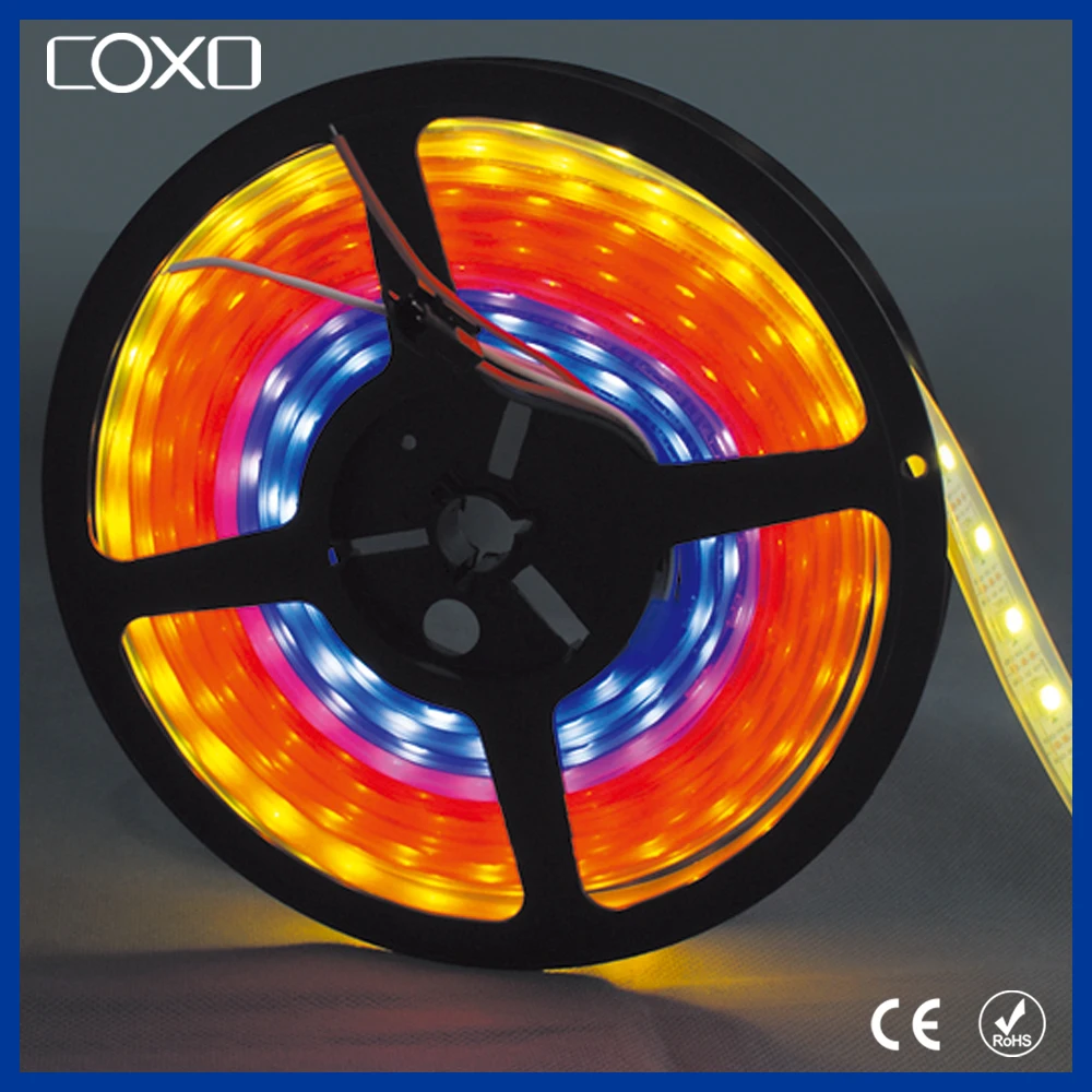 240 Светодиодов на Метр Теплый Белый Гибкие SMD Светодиодные Ленты 3528 5050