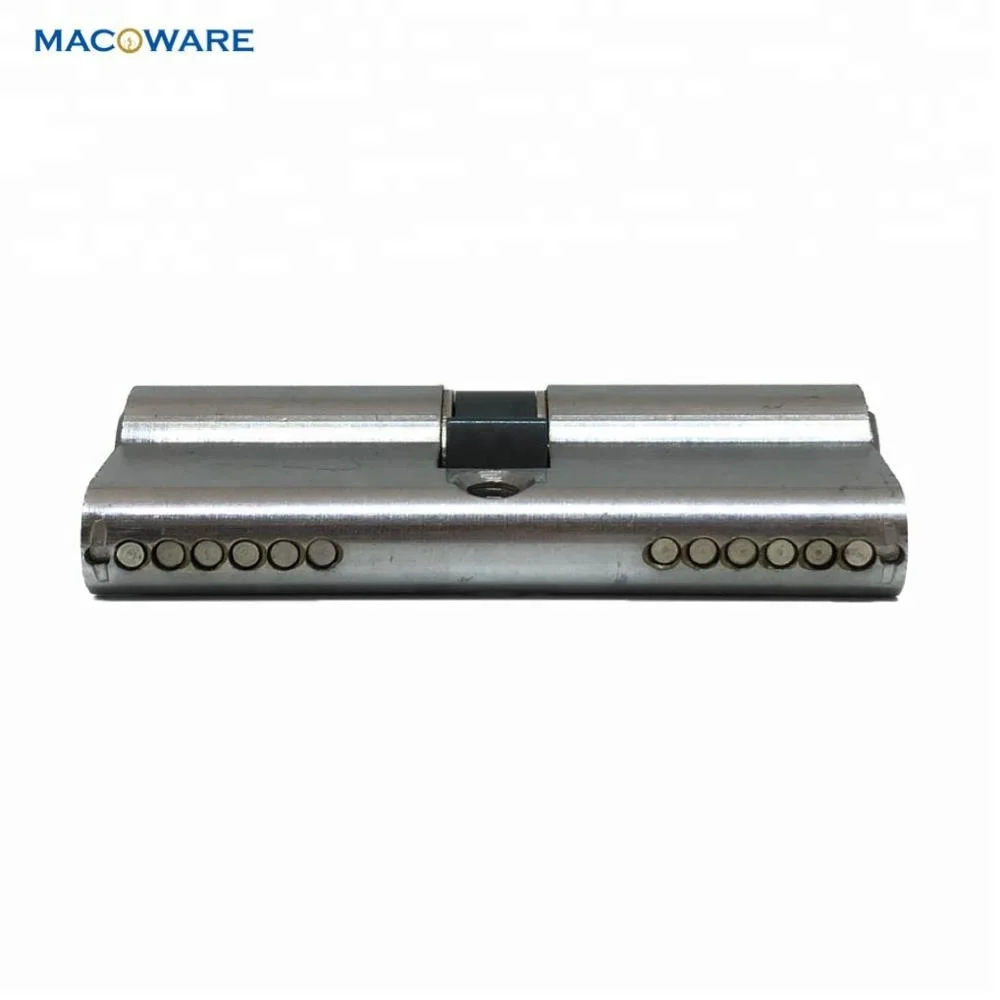 High Security Satin Chrome Quality 60-120mm Brass Europrofile Mortise Lock Cylinder