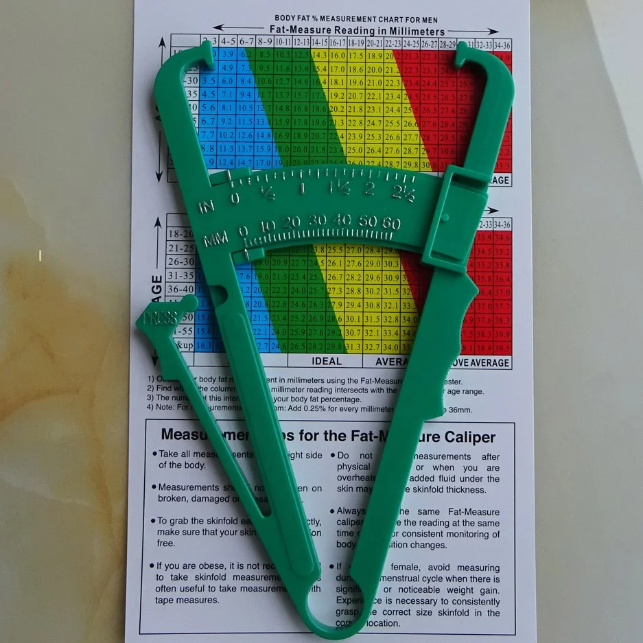 
China factory direct plastic high quality body fat caliper analyzer 