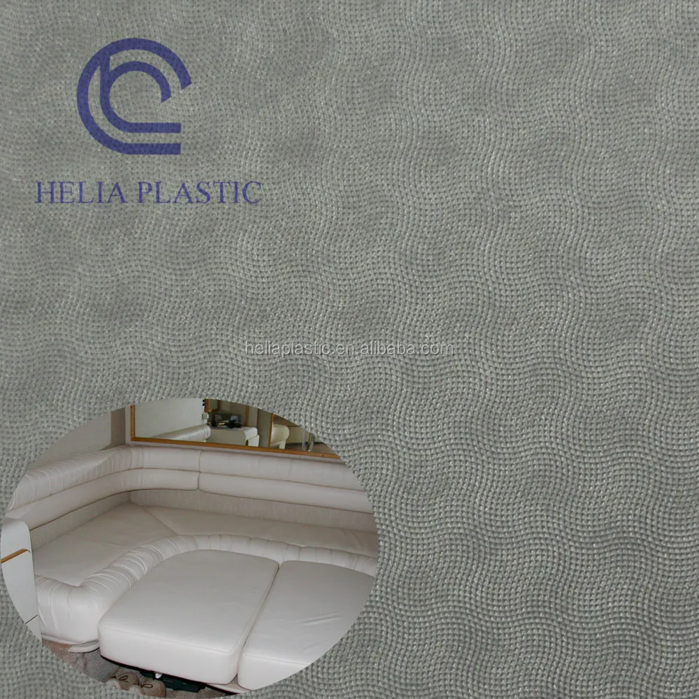 China PVC Artificial Leather knitted cloth fabric phthalate free