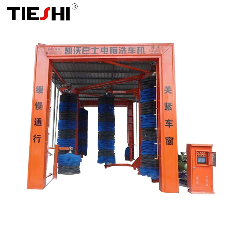 Wholesale Lavadero De Autos Manufacture Factory Fully Automatic Tunnel Bus Wash Machine