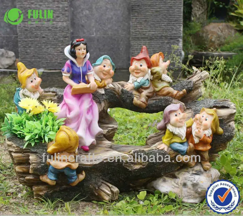 Snow White and the Seven Dwarfs LED Flower Pot