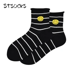 Fashion Comfortable Cute Hot Teen Girls Tube Socks With Stripes For Young Women