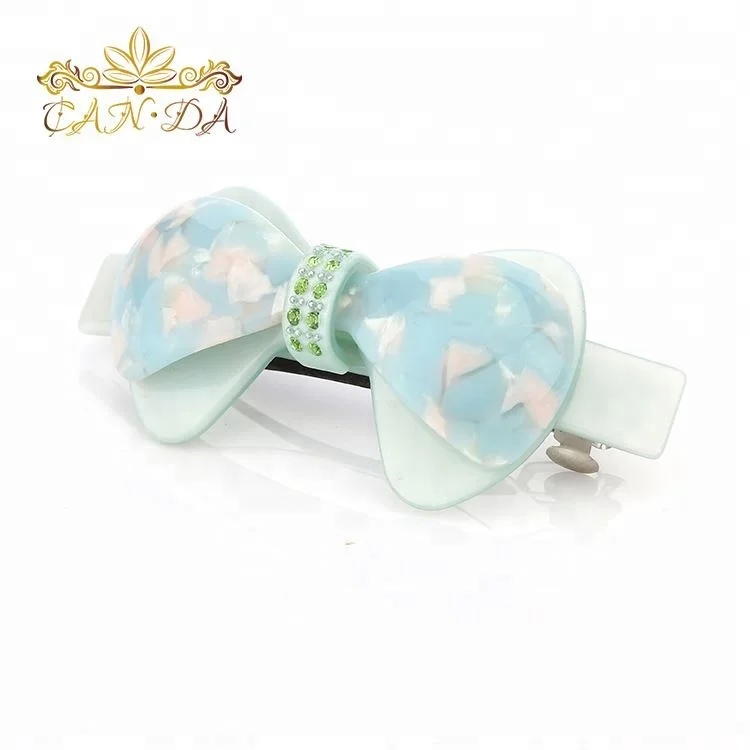 Высококачественные аксессуары для волос в форме цветка для девочек, красочная заколка для волос