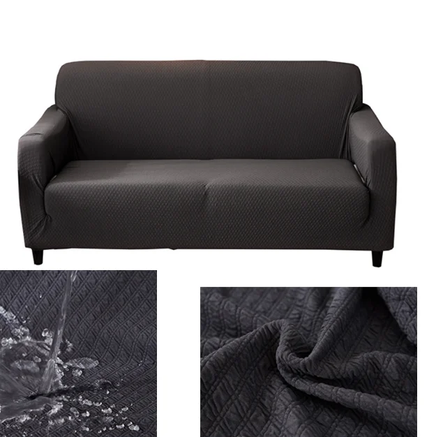 waterproof oil prevent spandex sofa covers 1 piece stretch fabric loveseat couch slipcover elastic universal sofa protector