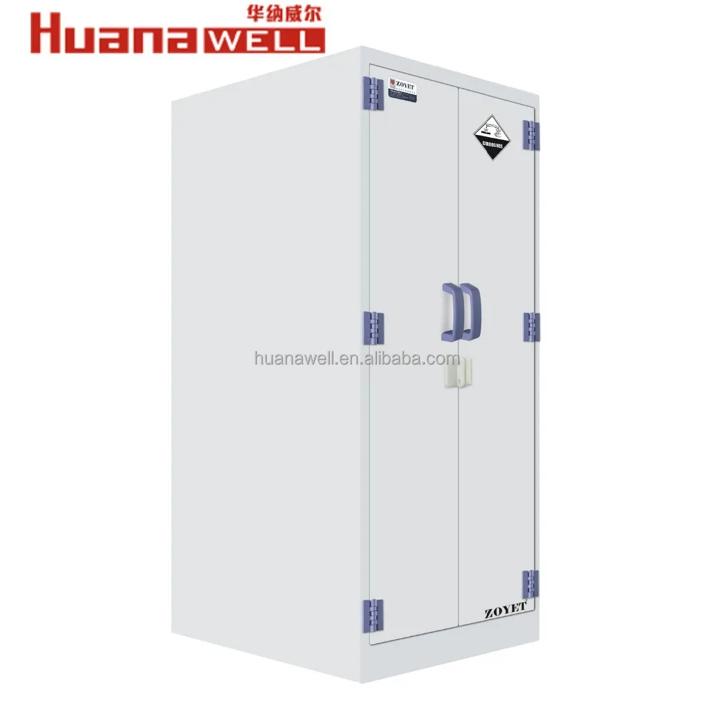 60gal Polypropylene Acid & Corrosive Storage Cabinet for Chemistry Laboratory