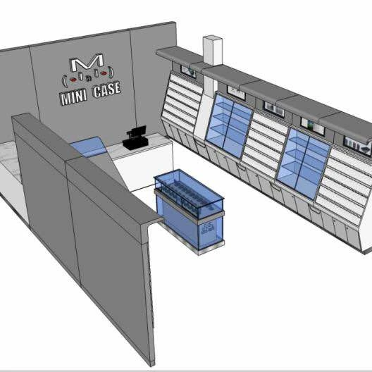 
Cell Phone Shop Design Mobile Phone Shop Fitting Display Cabinet Retail Cell Phone Kiosk Store Furniture 