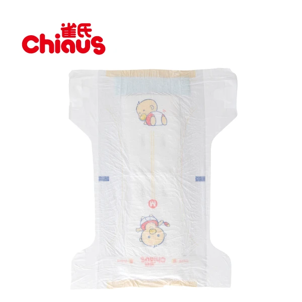 Chiaus cotton baby diaper training pants with high quality diaper nonwoven fabric from china