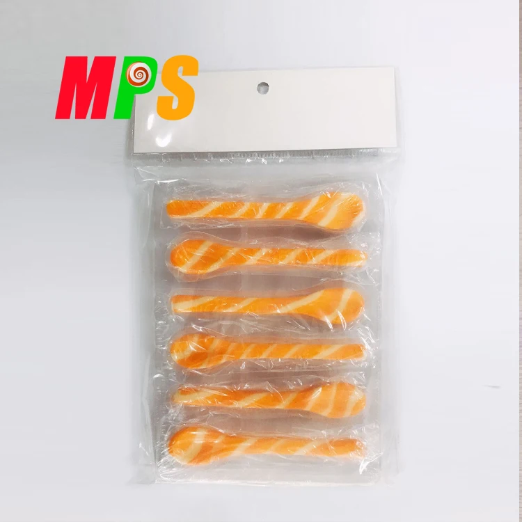Colourful Spoon Shape Sweet Hard Candy In Bag